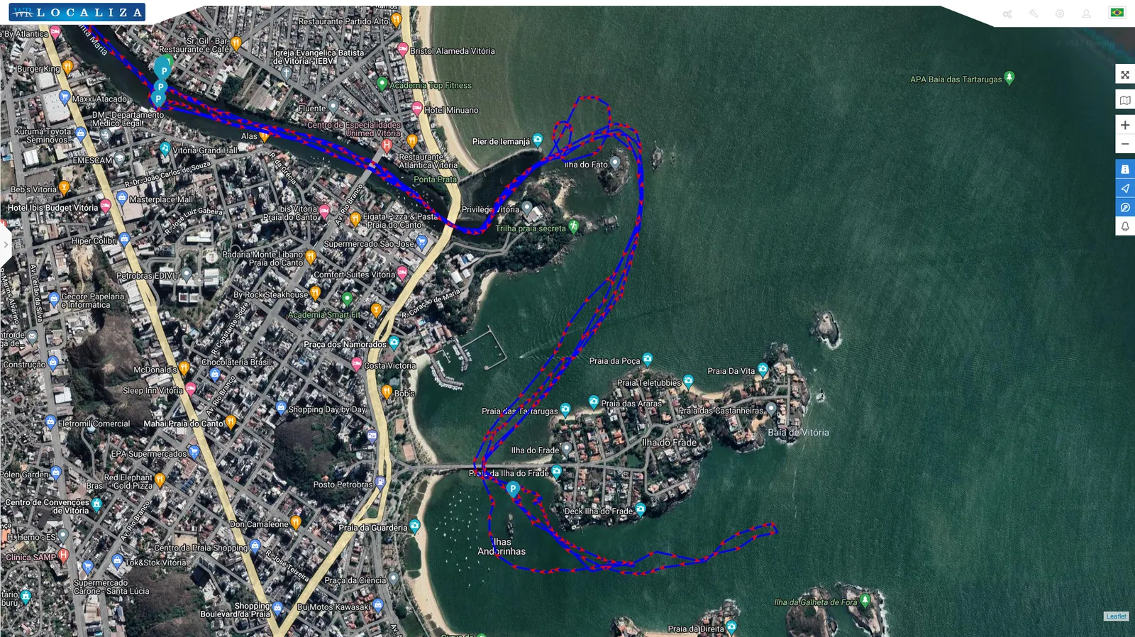 Histórico de navegação - Vitória - ES